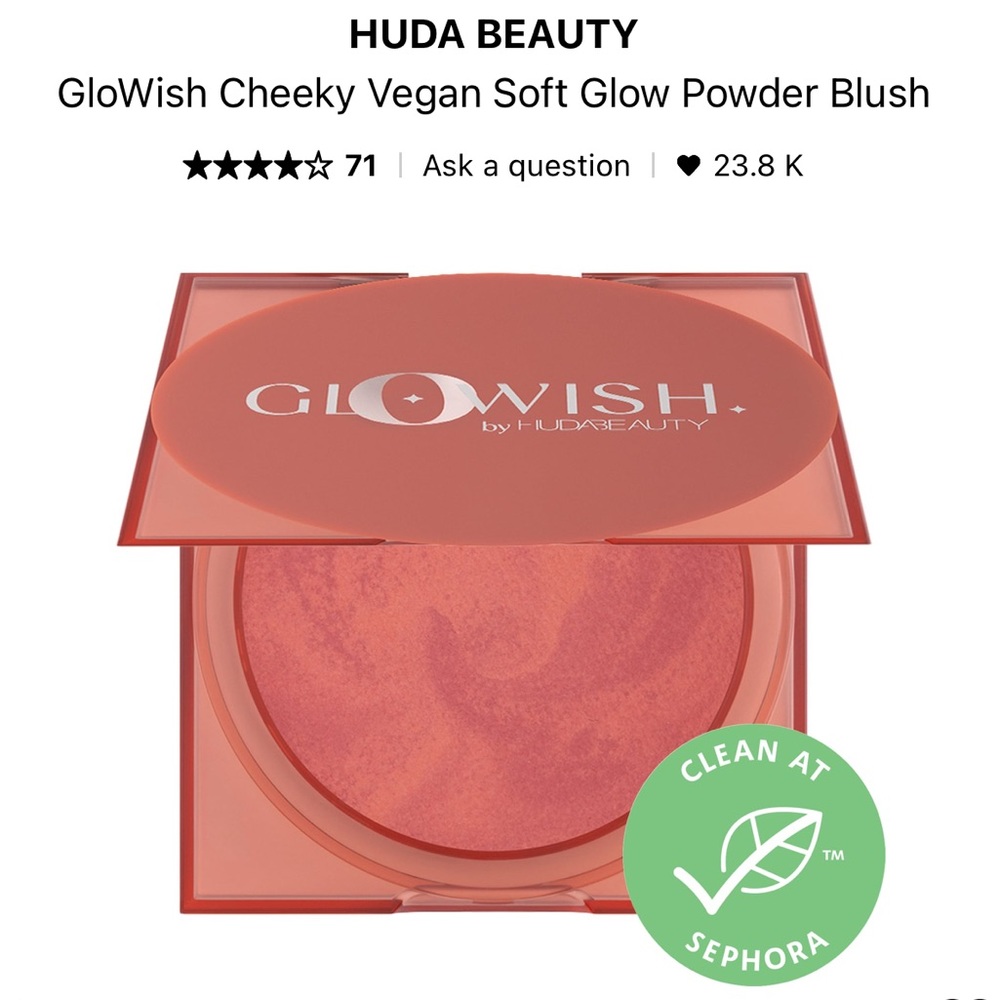 NIB Huda Beauty Glowish Blush